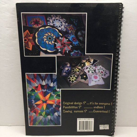 1996 Slice Up A Circle Easy Geometricks Patchworkers Angela Madden Quilts Spiral - Picture 10 of 10